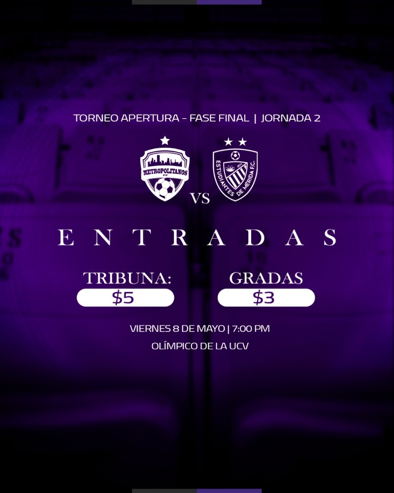 METROPOLITANOS VS ESTUDIANTES DE MÉRIDA
